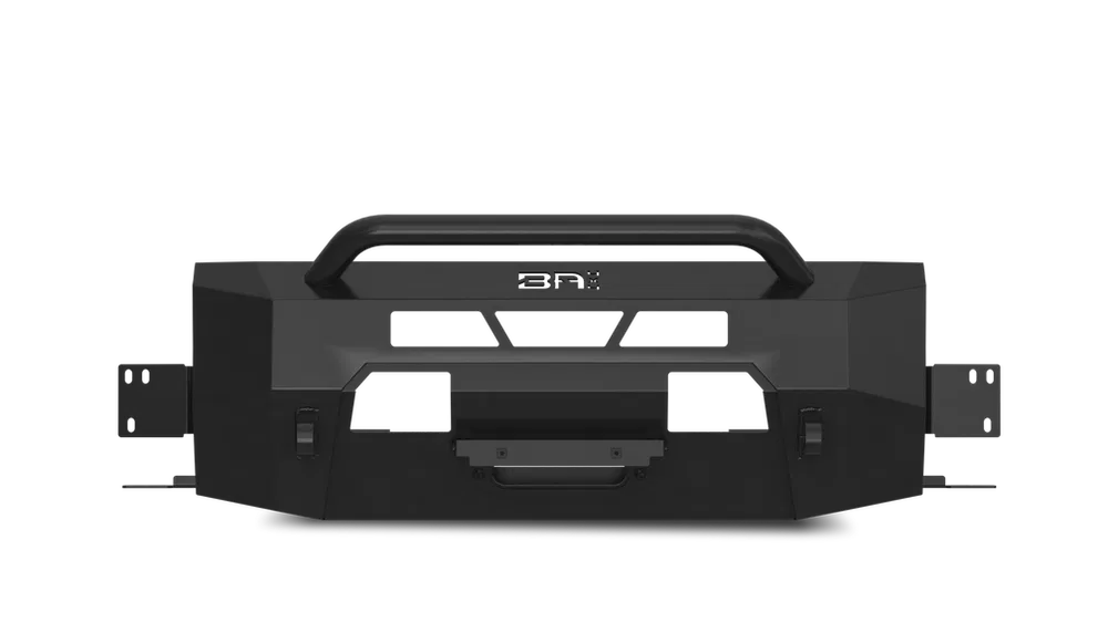 TN-19339 – BODY ARMOR Bumper, One Piece Design Direct-Fit Mounting Hardware Included With Grill Guard With Winch Moun...